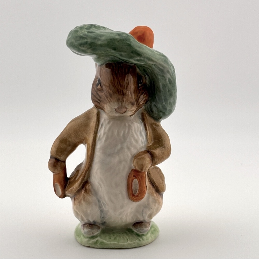 Vintage Beatrix Potter’s Beswick “Benjamin Bunny” Porcelain Figurine #1